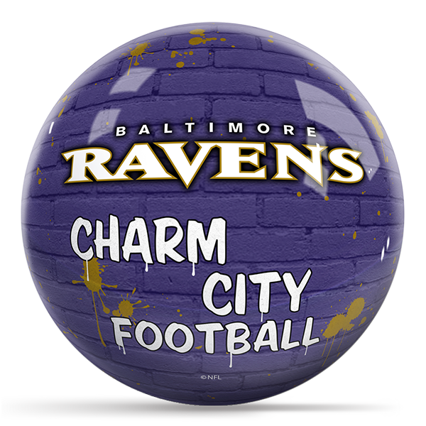 NFL - Baltimore Ravens OTB Grafitti Bowling Ball