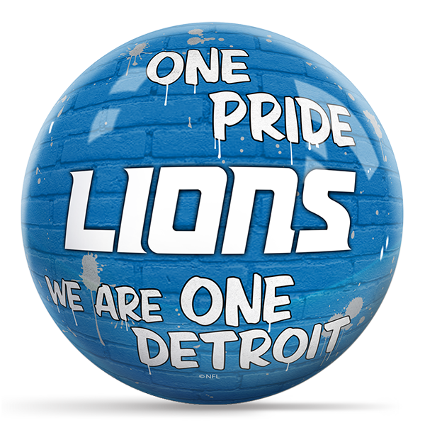 NFL - Detroit Lions OTB Grafitti Bowling Ball