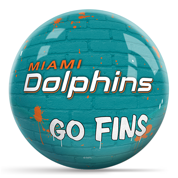 NFL - Miami Dolphins OTB Grafitti Bowling Ball