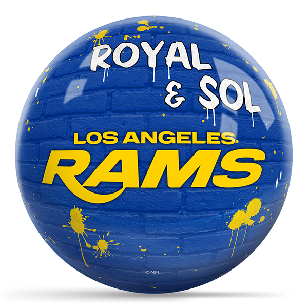 NFL - Los Angeles Rams OTB Grafitti Bowling Ball