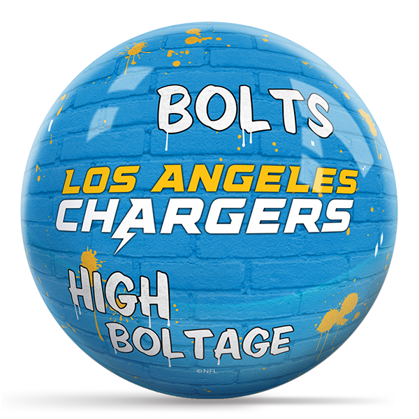 NFL - Los Angeles Chargers OTB Grafitti Bowling Ball