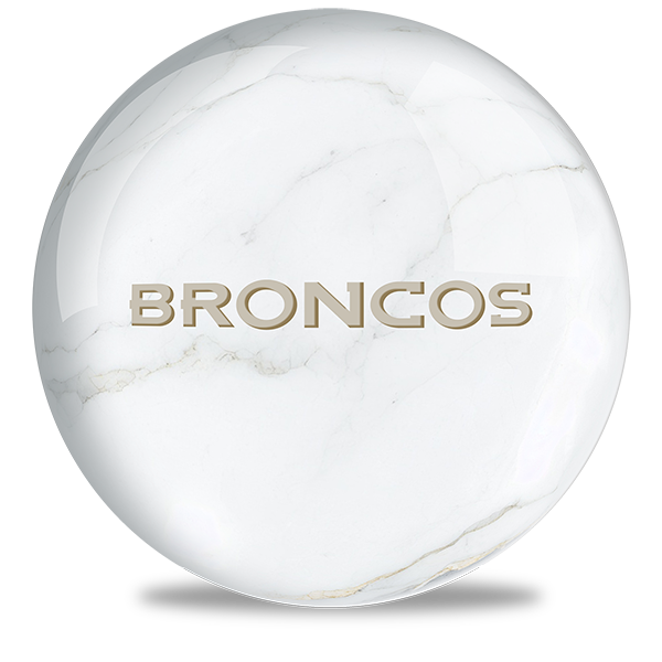 NFL - Denver Broncos OTB Marble Bowling Ball