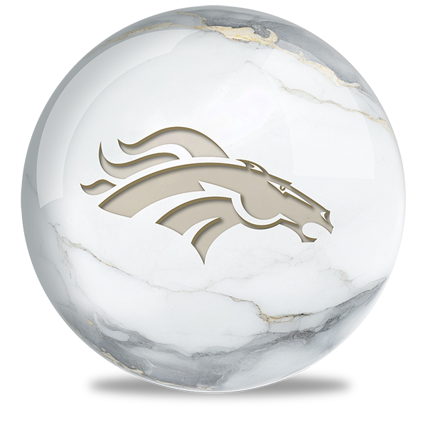 NFL - Denver Broncos OTB Marble Bowling Ball