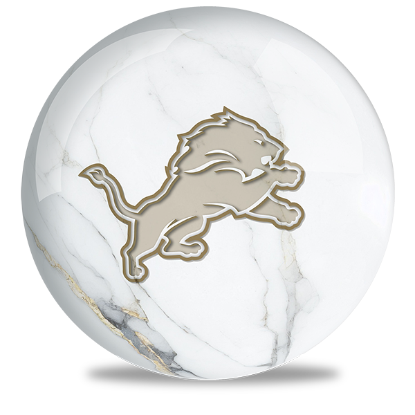 NFL - Detroit Lions OTB Marble Bowling Ball