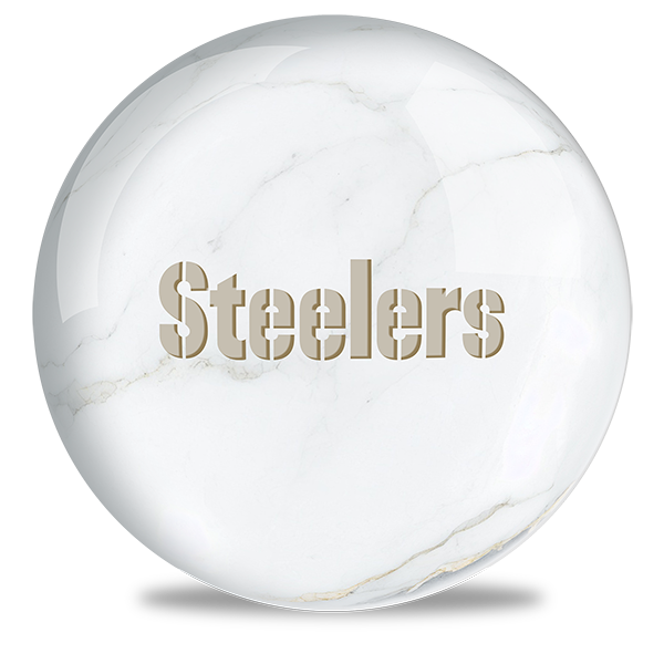 NFL - Pittsburgh Steelers OTB Marble Bowling Ball