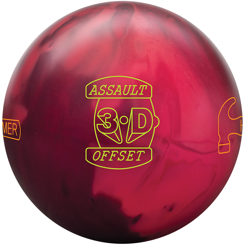 Hammer 3D Offset Assault Bowling Ball