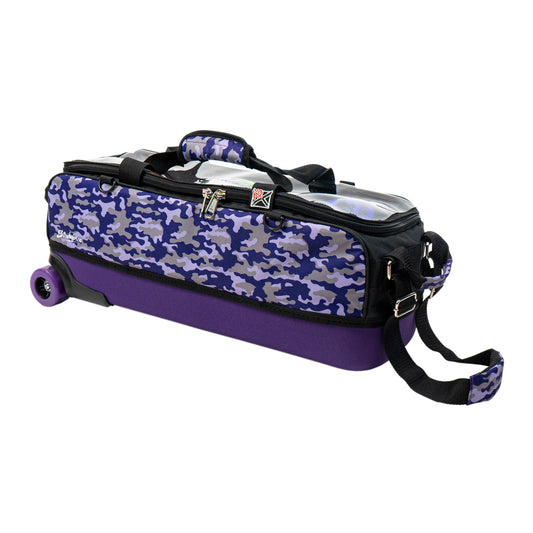 KR Fast Purple Camo Slim Triple Tote