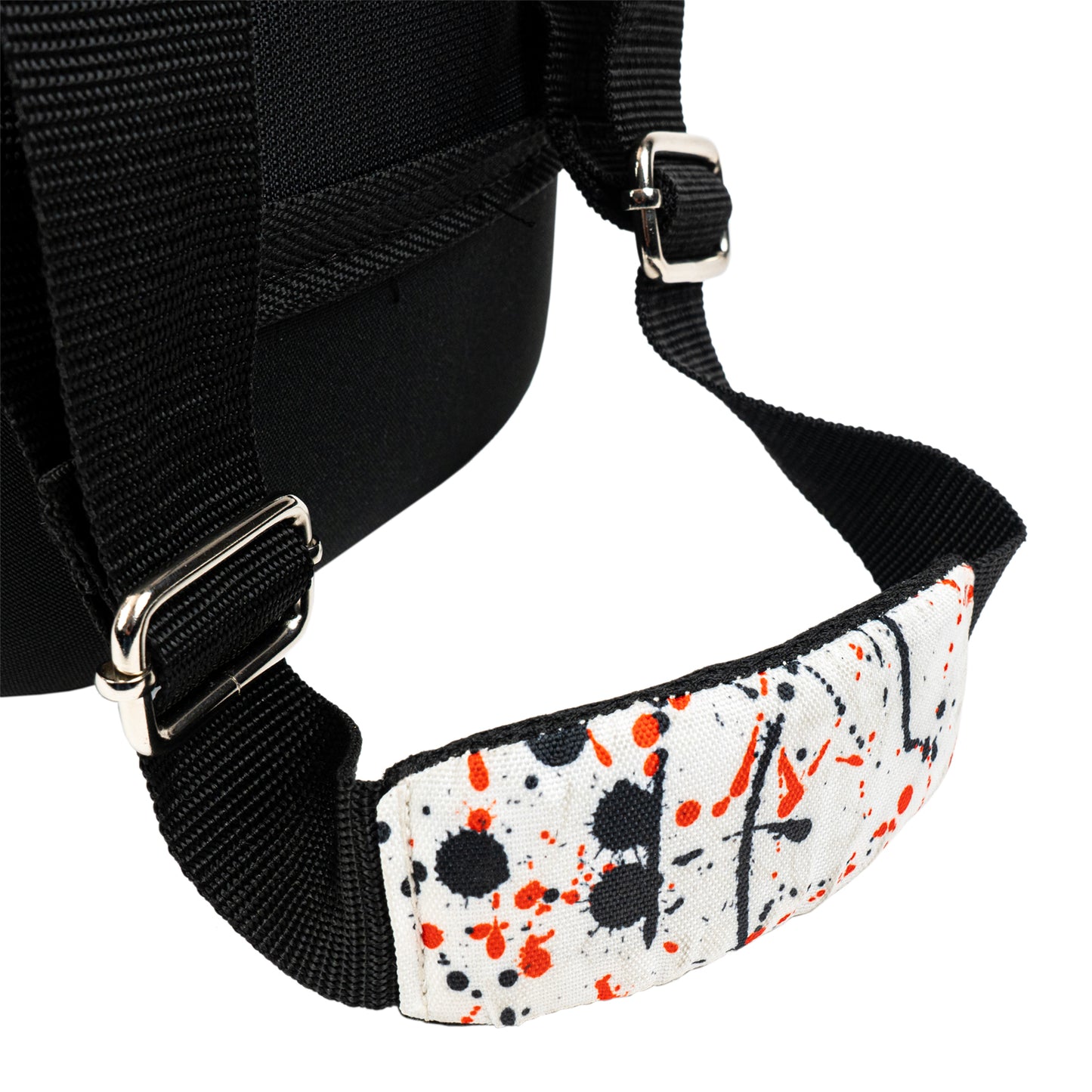 KR Fast White/Black/Red Splash Slim Triple Tote
