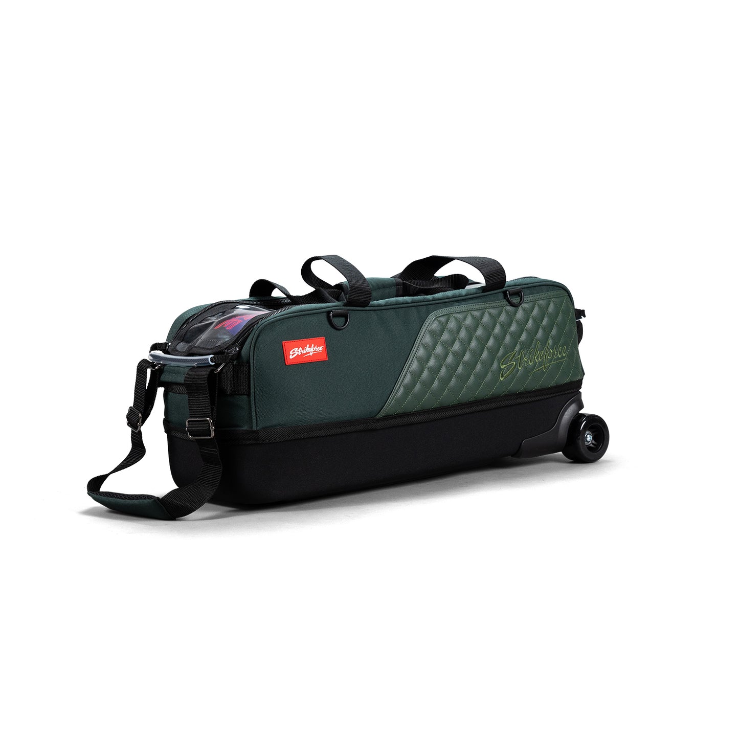 KR Fast Diamond Hunter Green Slim Triple Tote