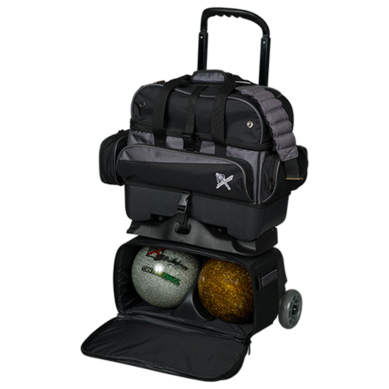 KR Konvoy 4-Ball Roller - Black/Carbon