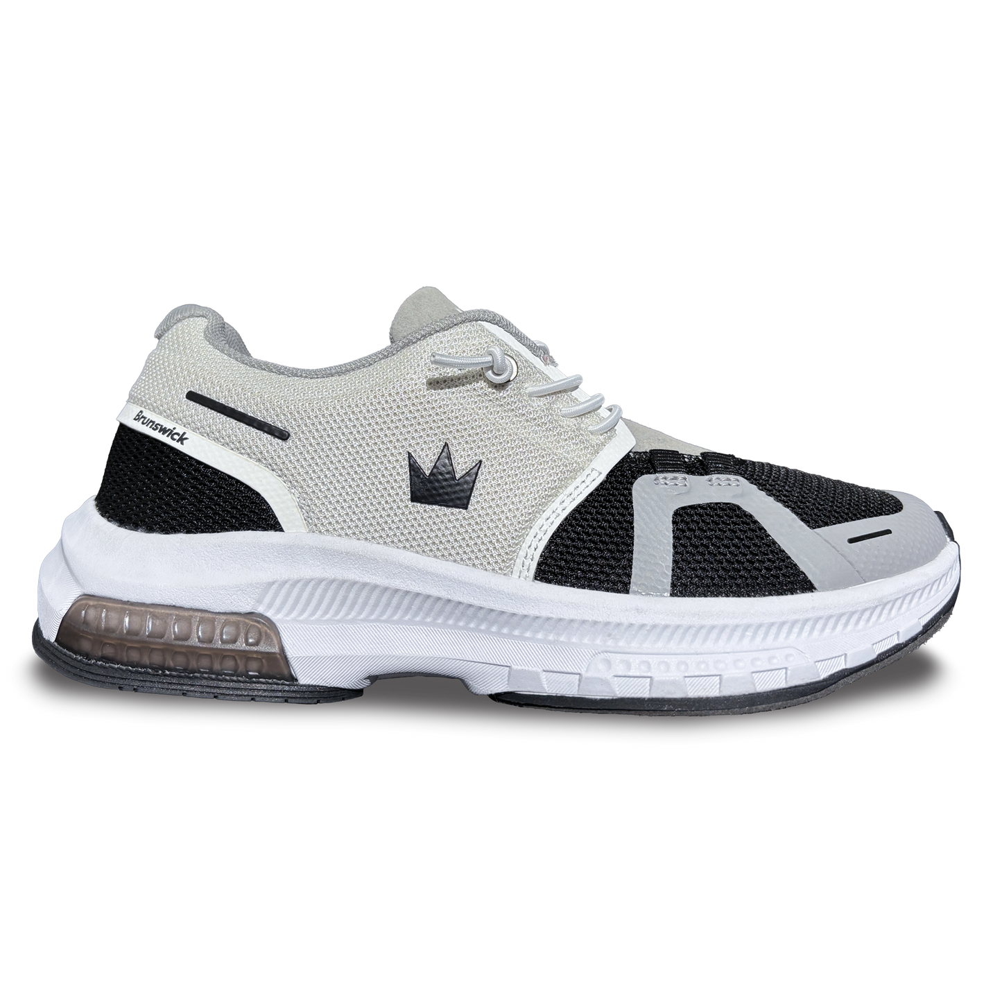 Brunswick Alpine Black/White Womens Universal Bowling Shoes