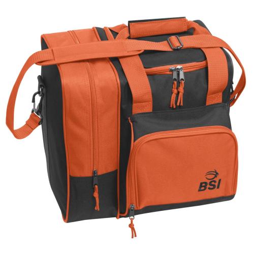 BSI Deluxe Single Ball Tote Black/Orange