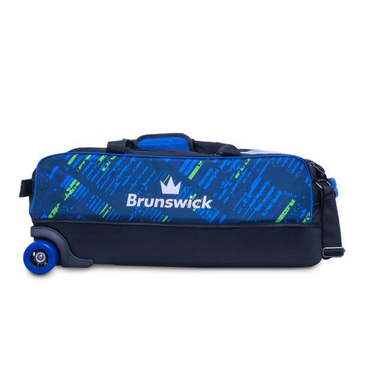 Brunswick Punisher Triple Tote - Blue/Green
