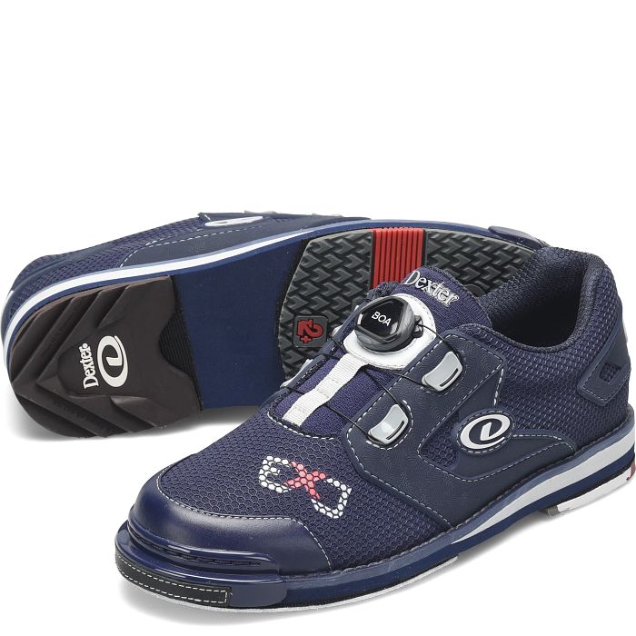 Dexter SST 8 Power Frame BOA ExJ Navy | EJ Tackett Collection Men's Bowling Shoes