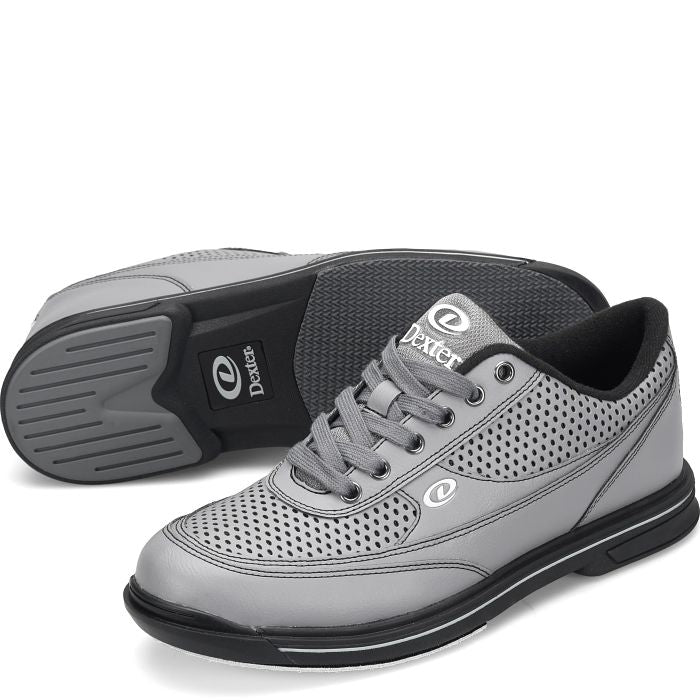 Dexter Turbo Tour Steel Gray Mens Right Handed Bowling Shoe