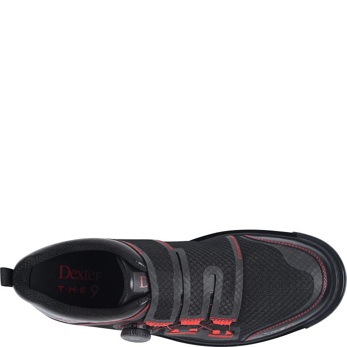 Dexter T.H.E. 9 Stryker BOA Black/Red Men's Bowling Shoes