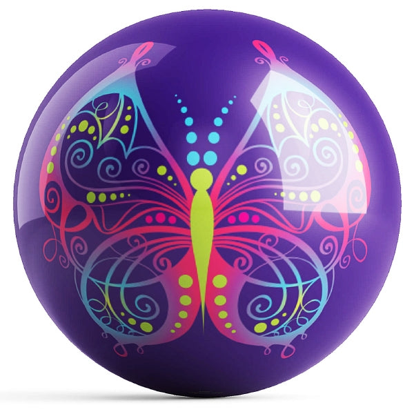Butterfly by Valentina Georgieva OTB Bowling Ball