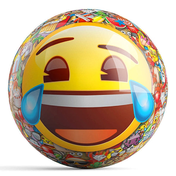 Emoji Laugh-Cry OTB Bowling Ball