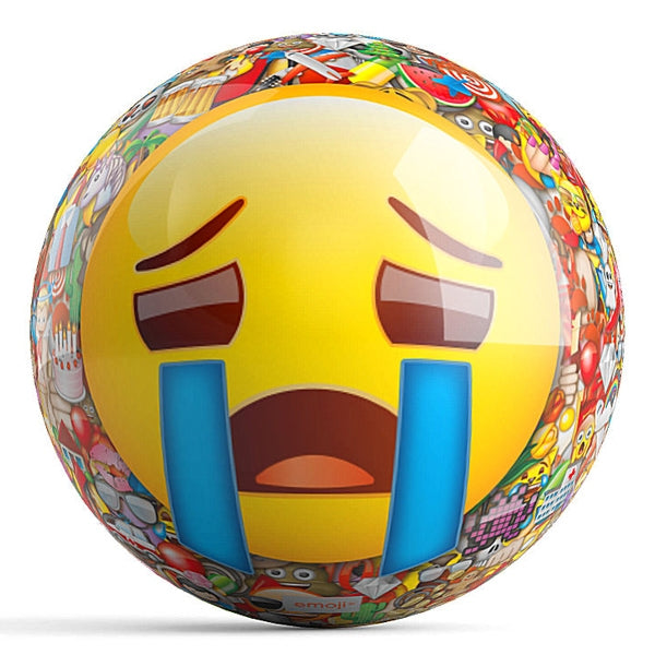 Emoji Laugh-Cry OTB Bowling Ball