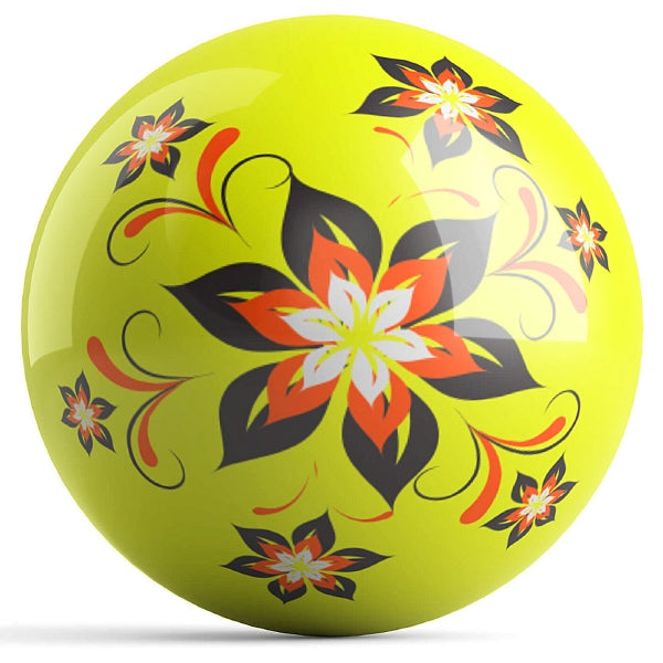 Flowers by Valentina Georgieva OTB Bowling Ball