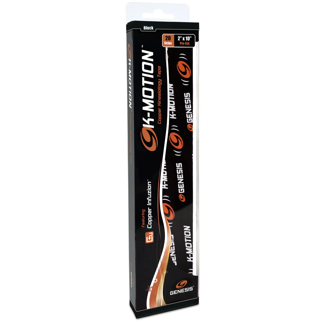 Genesis K-Motion Pre-Cut Premium Copper Kinesiology Tape