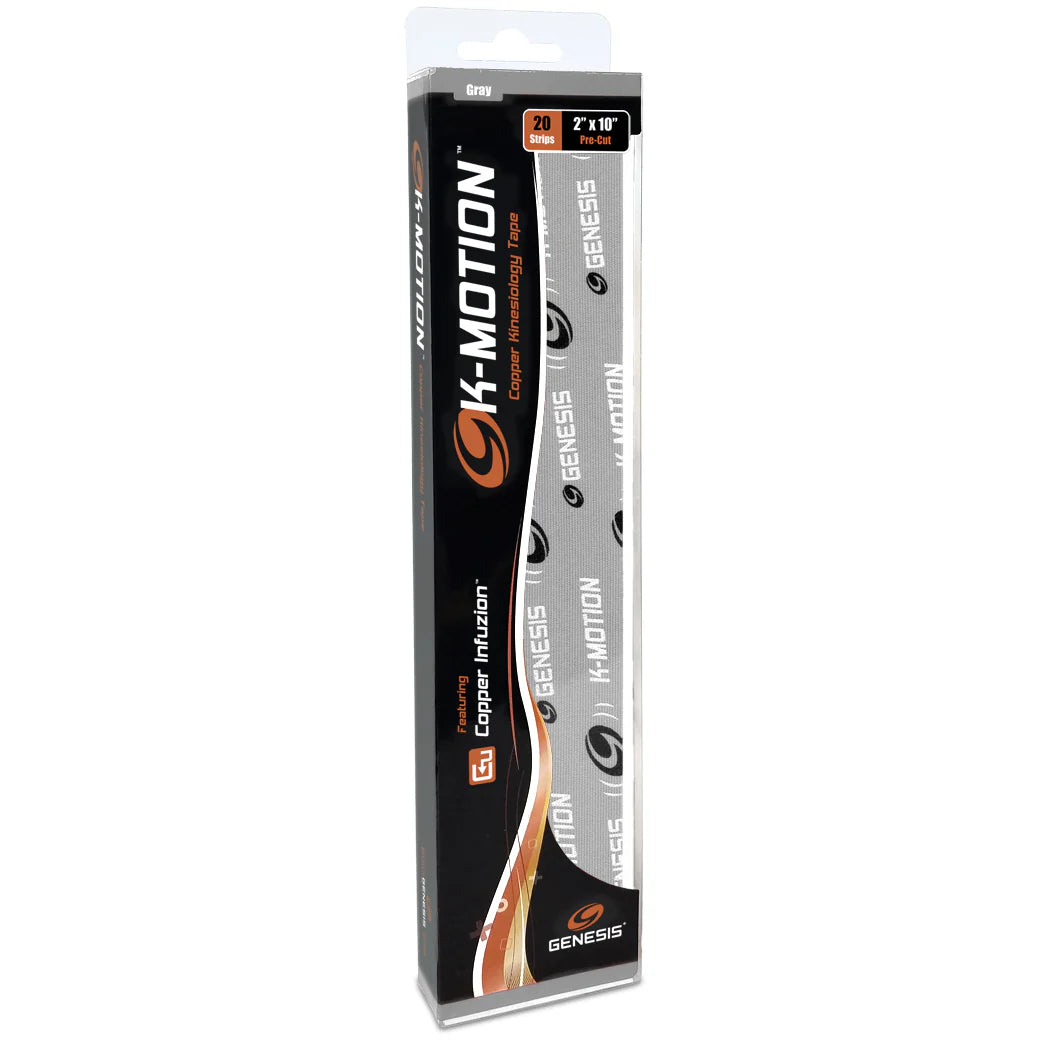 Genesis K-Motion Pre-Cut Premium Copper Kinesiology Tape