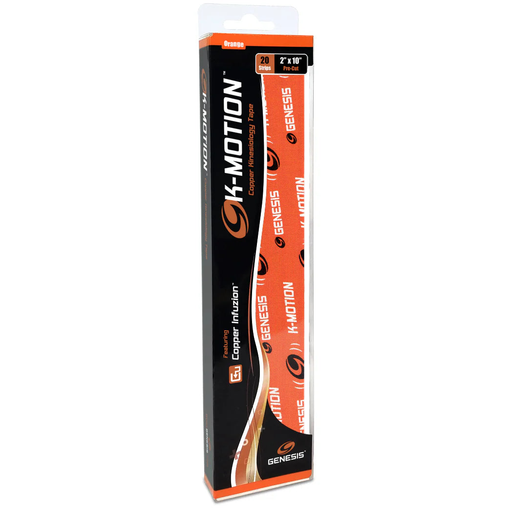 Genesis K-Motion Pre-Cut Premium Copper Kinesiology Tape