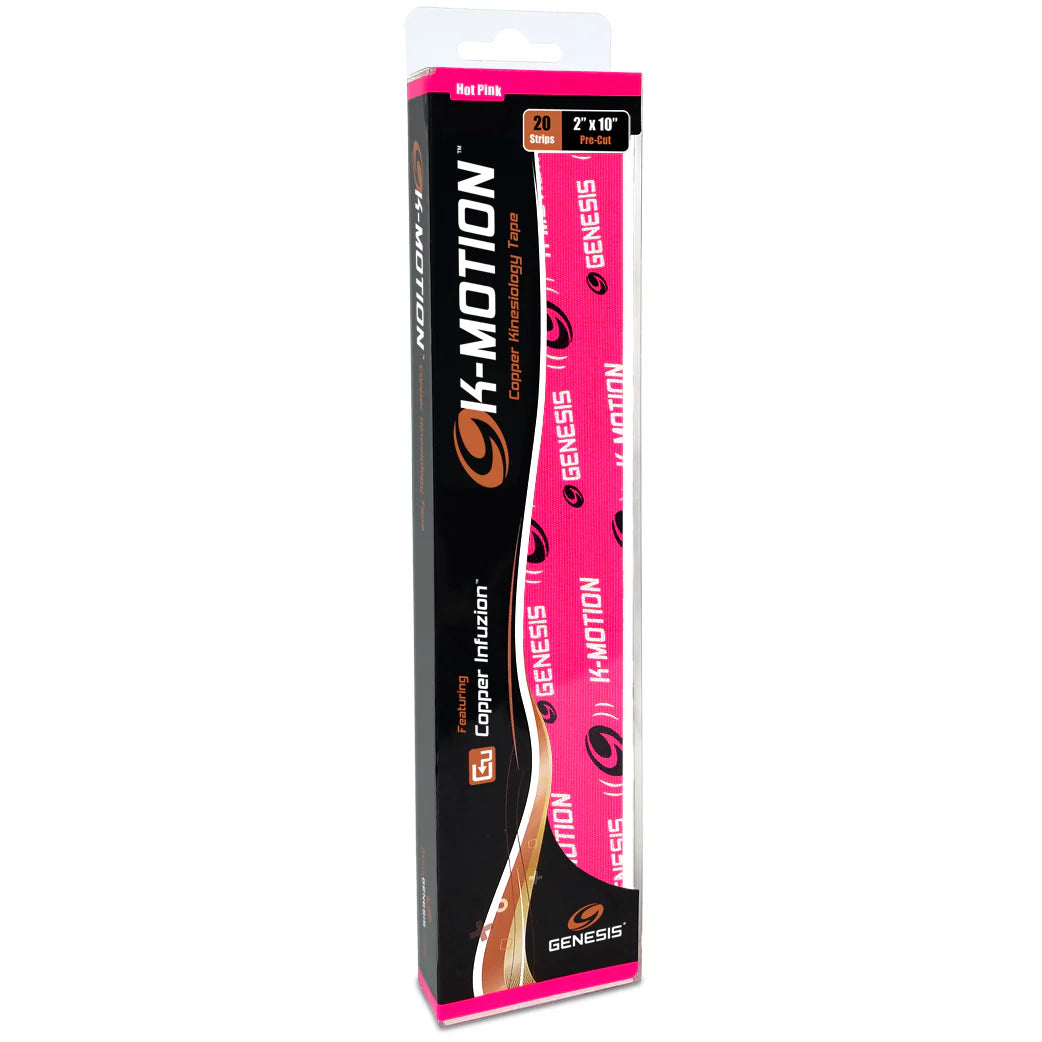 Genesis K-Motion Pre-Cut Premium Copper Kinesiology Tape