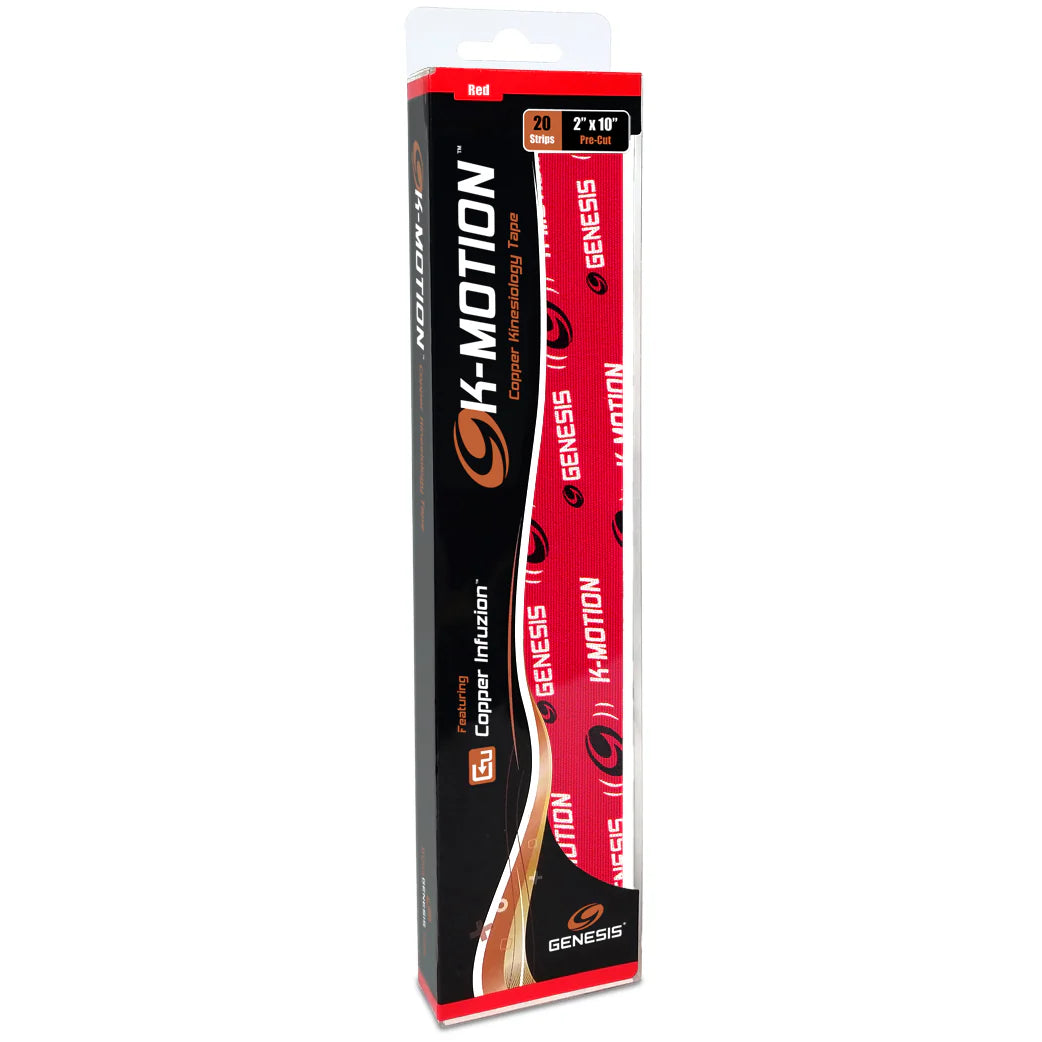 Genesis K-Motion Pre-Cut Premium Copper Kinesiology Tape