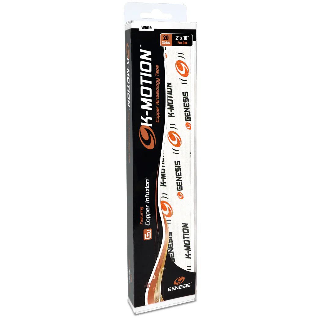 Genesis K-Motion Pre-Cut Premium Copper Kinesiology Tape