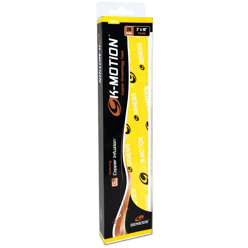 Genesis K-Motion Pre-Cut Premium Copper Kinesiology Tape