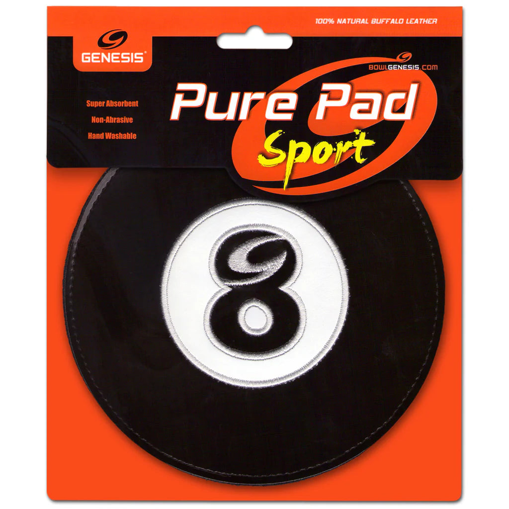 Genesis Pure Pad Sports Themed Buffalo Leather Ball Wipe Pad