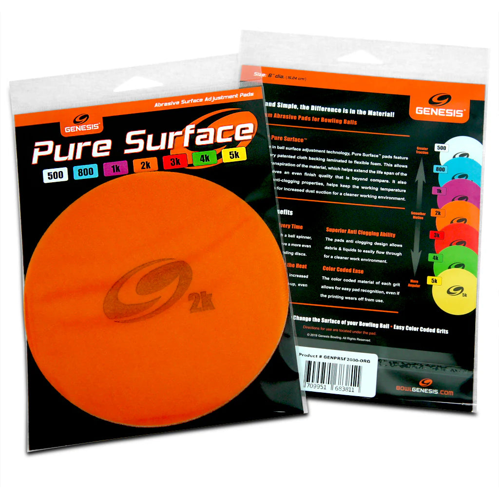 Genesis Pure Surface 6" Sanding Pad (7 Grits/Colors)