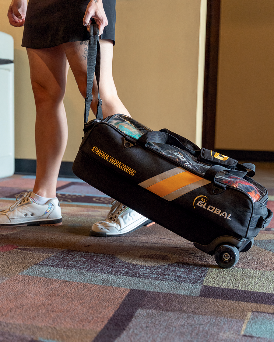 900 Global 3-Ball Travel Tote Pro - Black/Gold