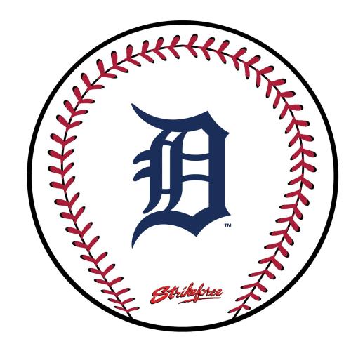KR Strikeforce - MLB Round Rubber Shammy - Detroit Tigers