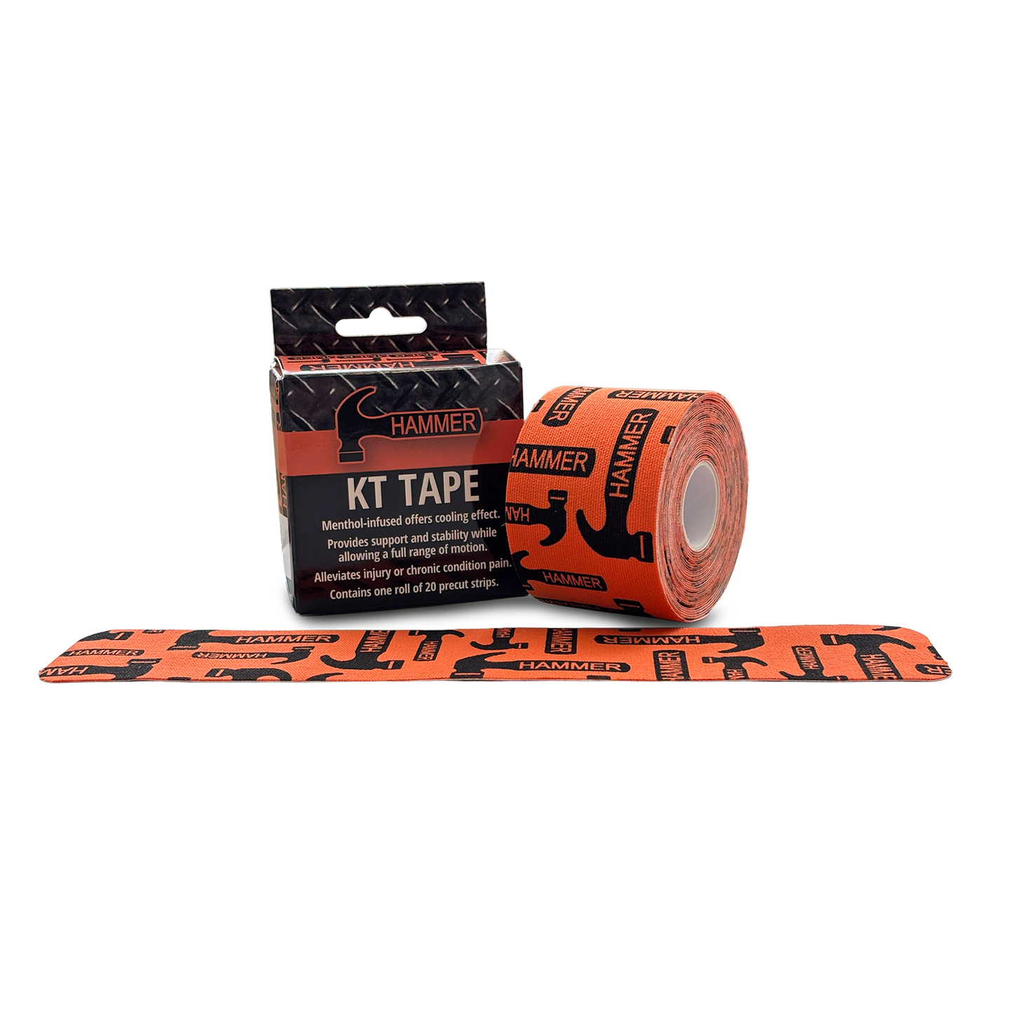 Hammer KT Tape | Menthol Infused | Roll of 20
