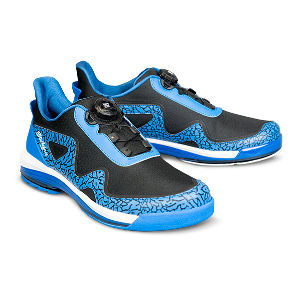 KR/S TPC Gladiator Black/Blue Mens Bowling Shoe