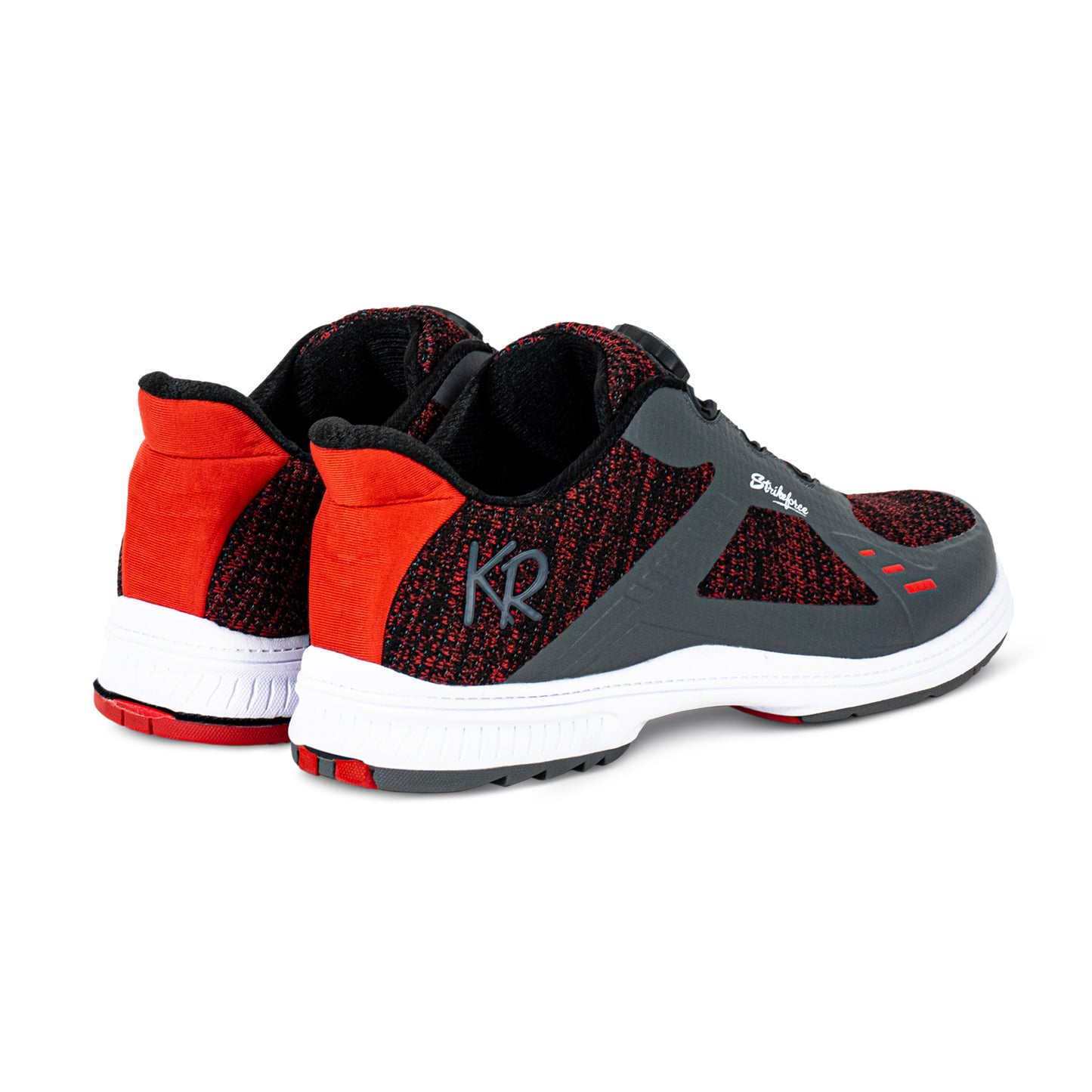 KR Strikeforce Jet FT Black/Grey/Red Right Handed Mens Bowling Shoe