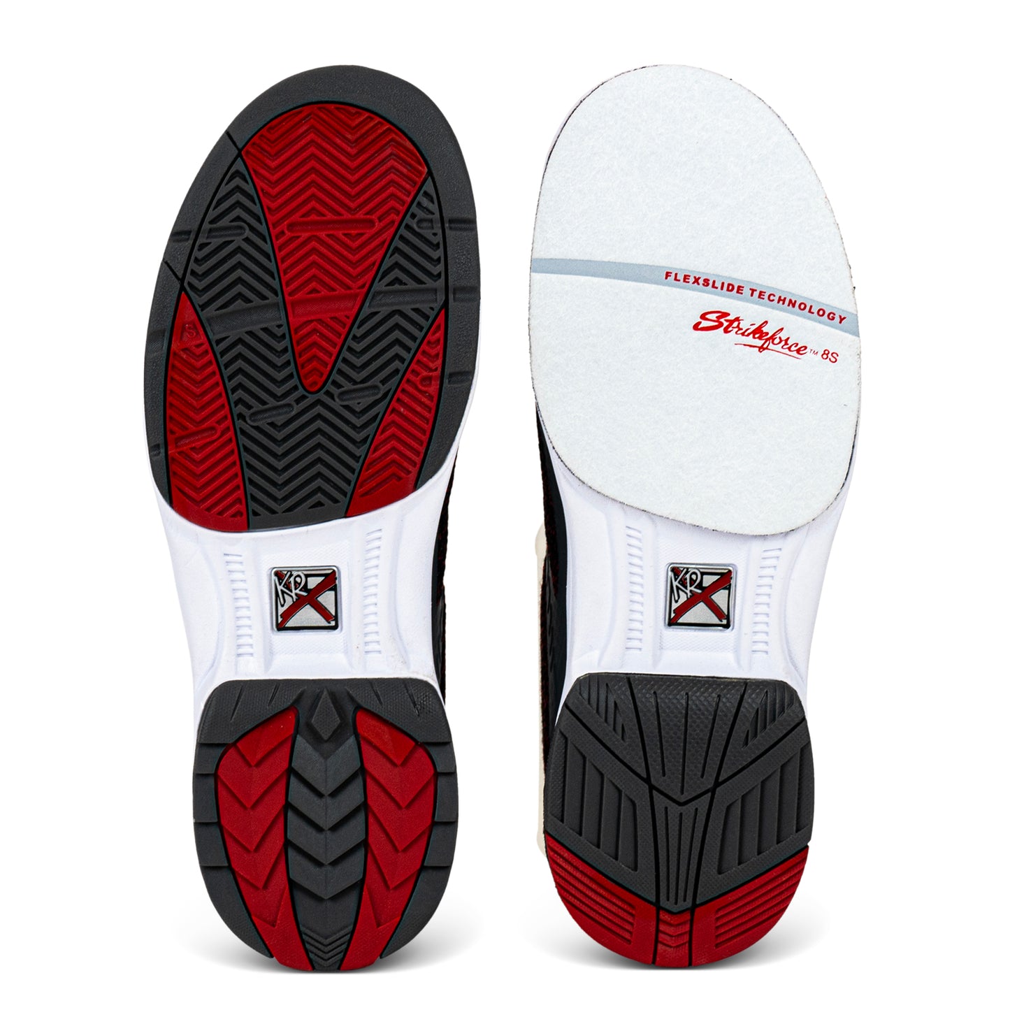 KR Strikeforce Jet FT Black/Grey/Red Right Handed Mens Bowling Shoe