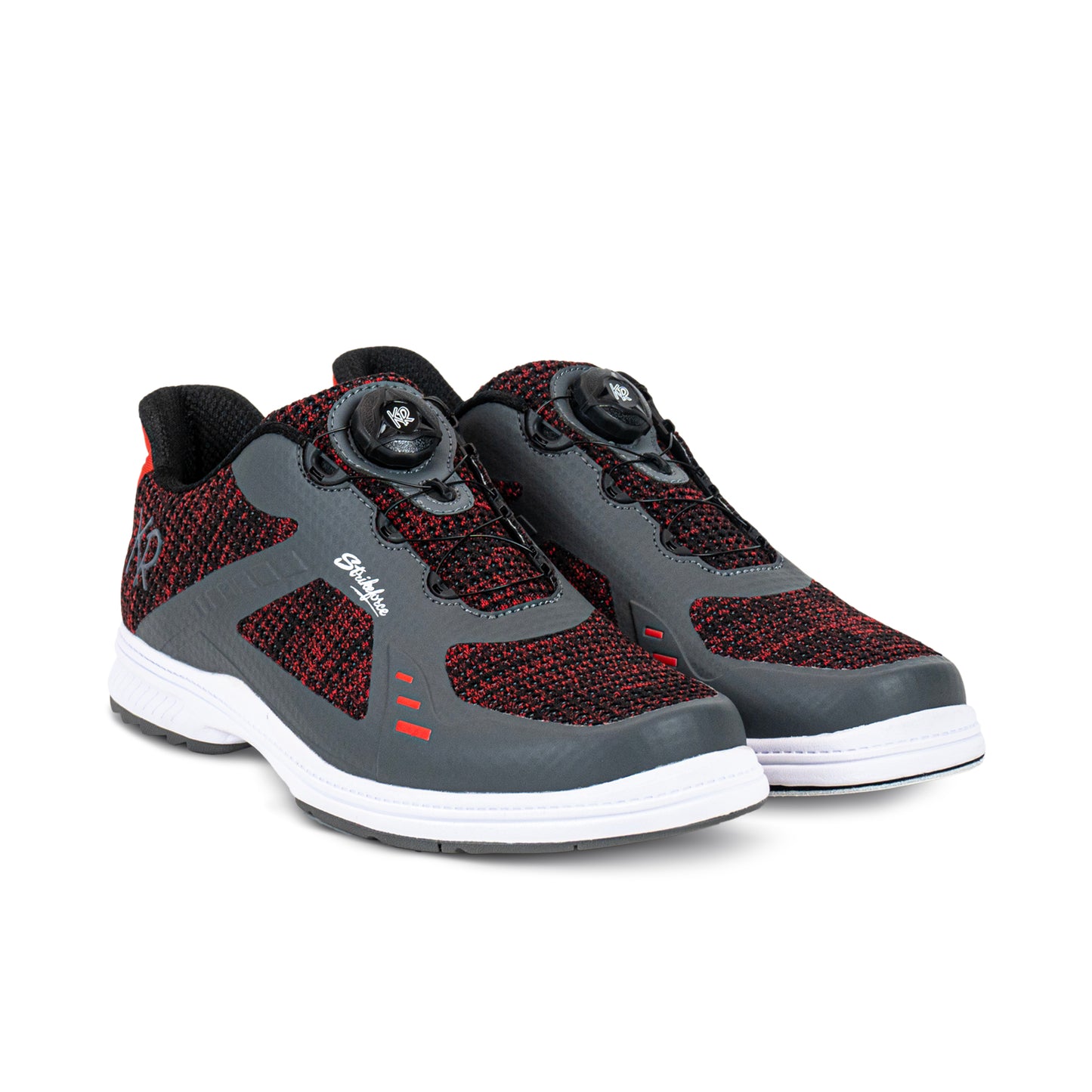 KR Strikeforce Jet FT Black/Grey/Red Right Handed Mens Bowling Shoe