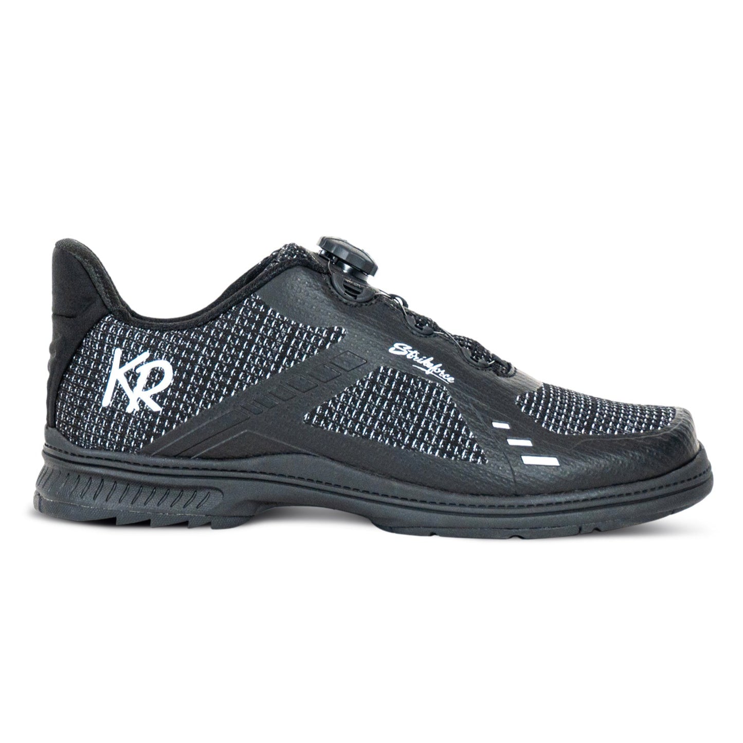 KR Strikeforce Jet FT Black/Silver Mens Bowling Shoe