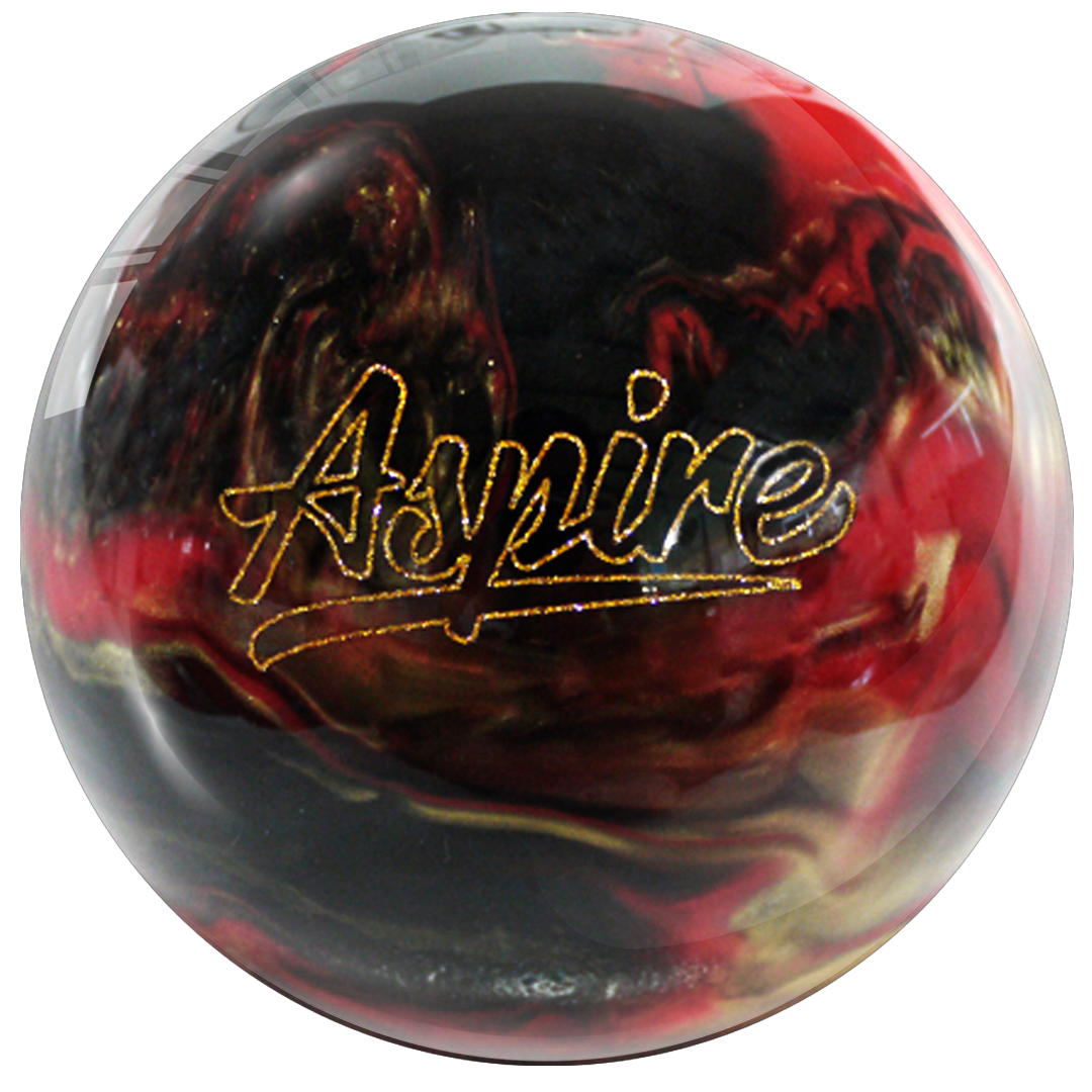 Motiv Aspire Black/Red/Gold Bowling Ball