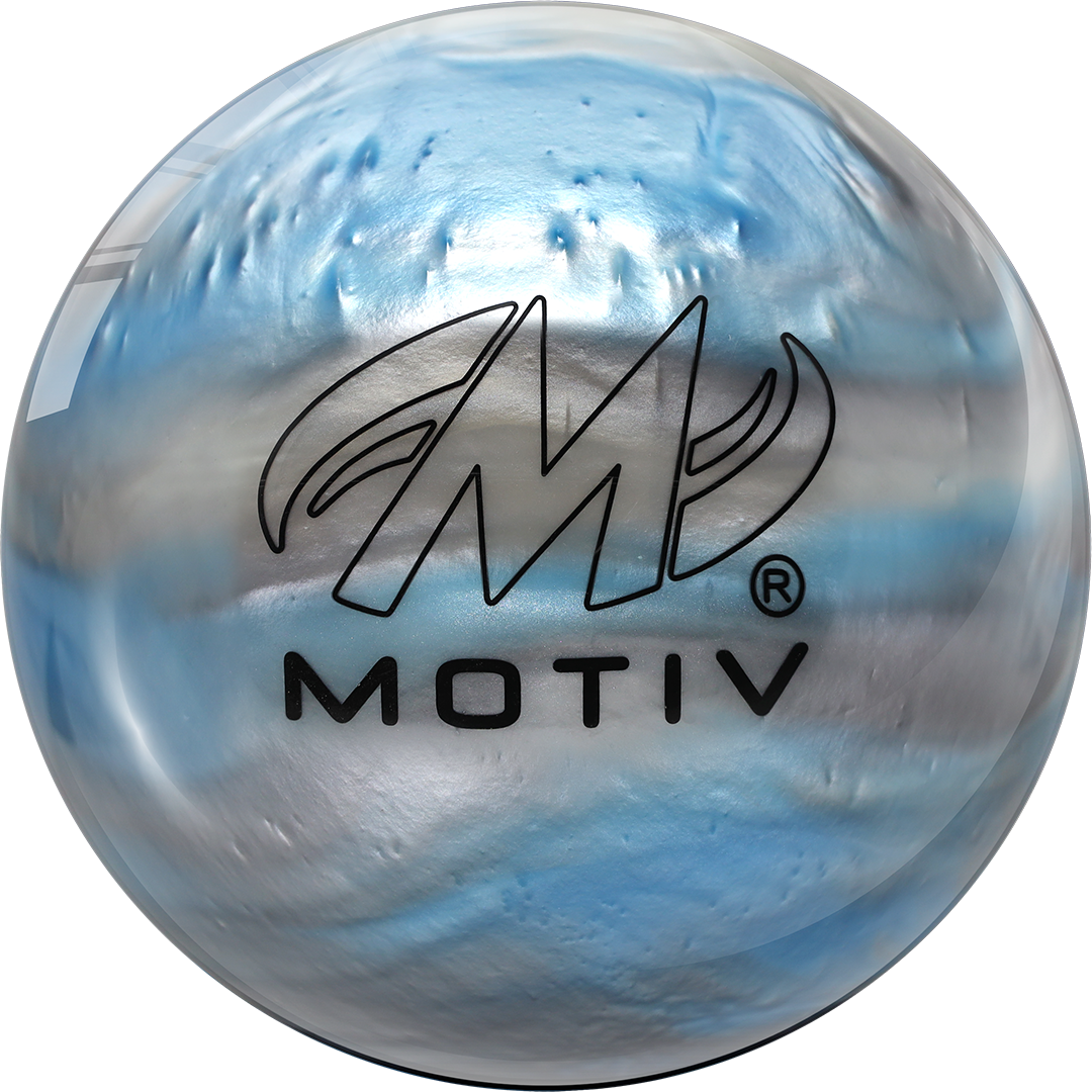 Motiv Aspire Sky/Silver/White Bowling Ball