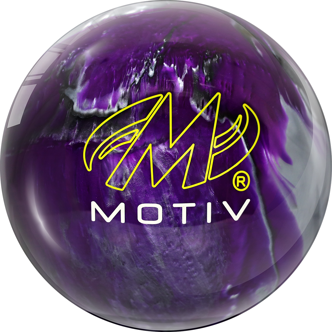 Motiv Aspire Purple/Silver/Black Bowling Ball