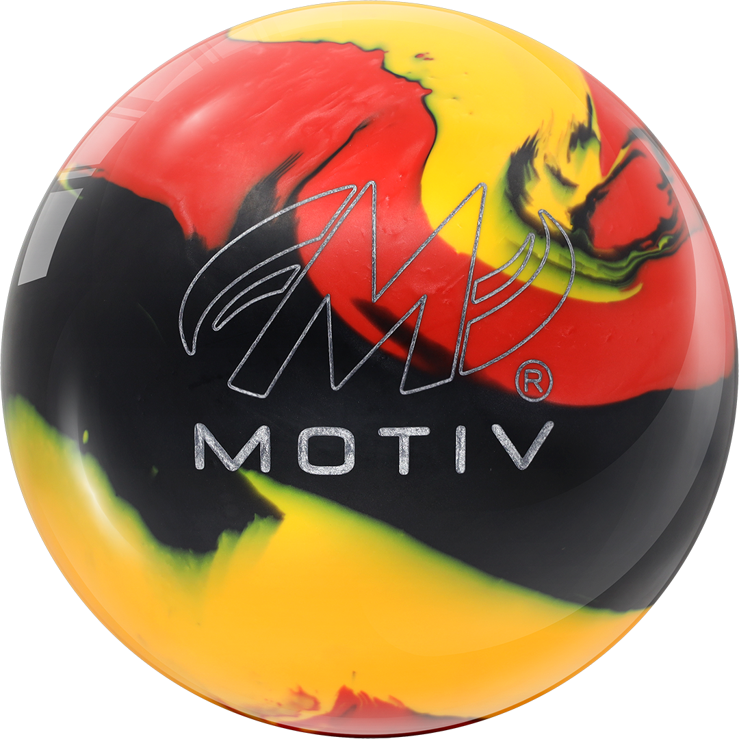 Motiv Ascend Red/Black/Tangerine Bowling Ball