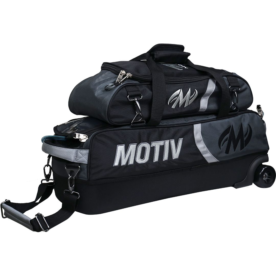 Motiv Apex Triple Slim Tote Roller - Covert Black
