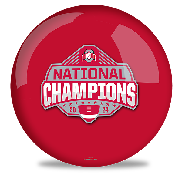 NCAA - Ohio State National Champions OTB Red Bowling Ball