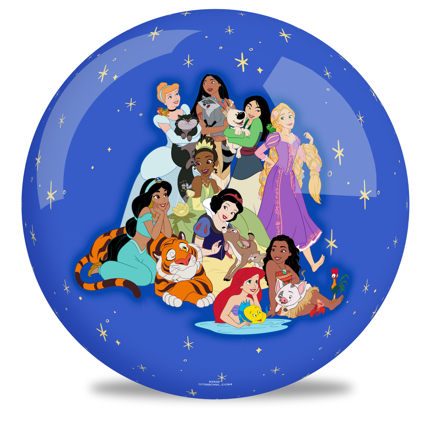 Disney - Princess Characters OTB Bowling Ball