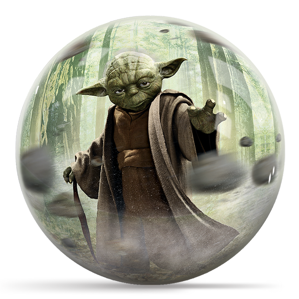 Star Wars - Yoda in Forest OTB Bowling Ball
