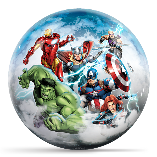 Marvel - Avengers Characters OTB Bowling Ball